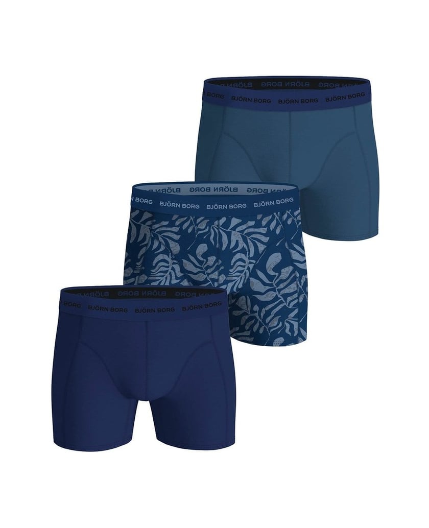 Björn-Borg-Herren-Boxershort-3er-Pack-Cotton-Stretch-Boxer-3P-grün