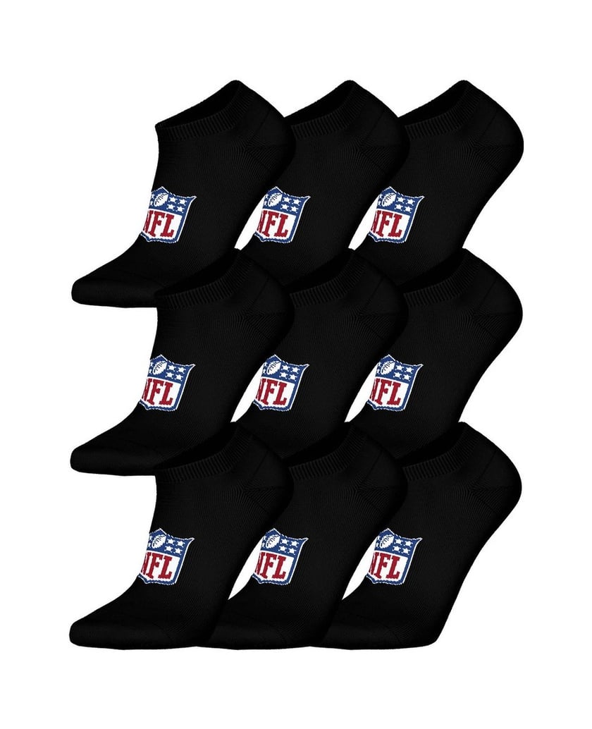 NFL-Unisex-Socken-9er-Pack-NFL-SHIELD-9Pack-Sneaker-Socks-schwarz