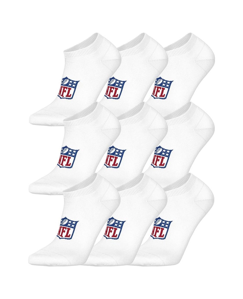 NFL-Unisex-Socken-9er-Pack-NFL-SHIELD-9Pack-Sneaker-Socks-schwarz