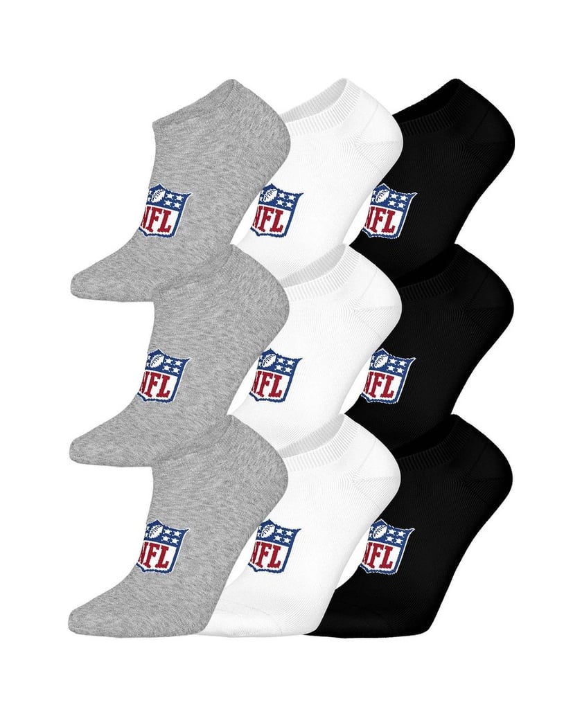 NFL-Unisex-Socken-9er-Pack-NFL-SHIELD-9Pack-Sneaker-Socks-schwarz