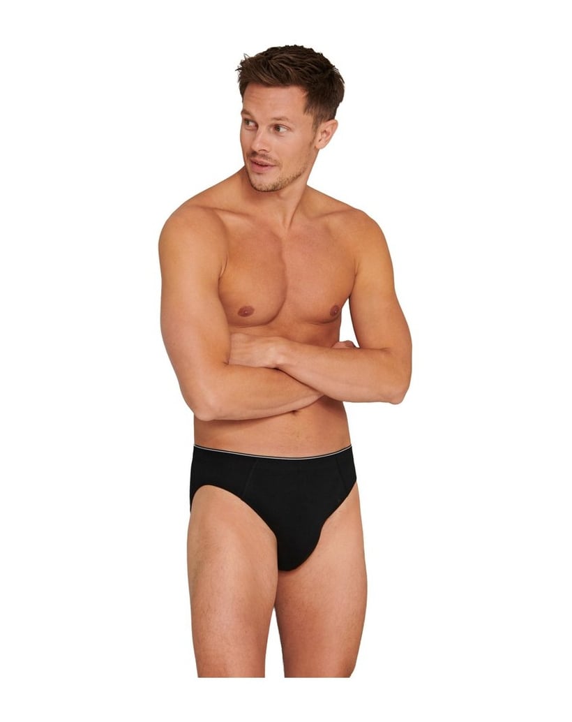 SCHIESSER-Herren-Slip-1er-Pack-schwarz