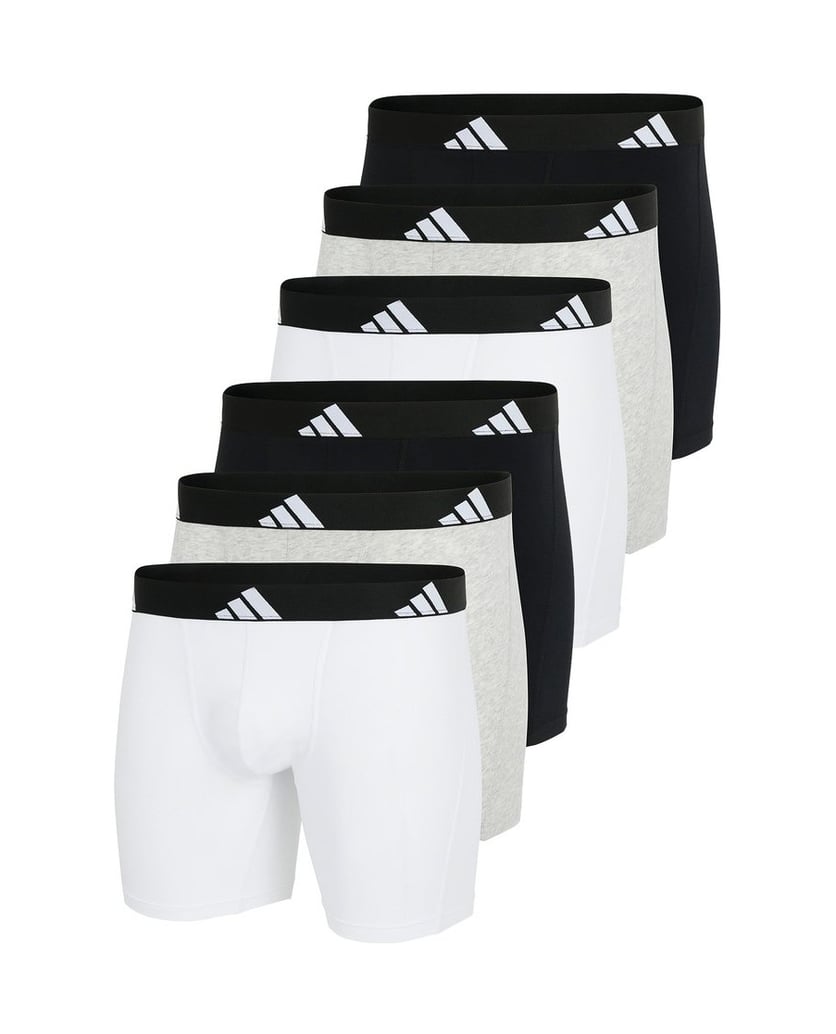 Adidas-Herren-Boxershort-6er-Pack-Boxer-Briefs-Active-Flex-Cotton-schwarz