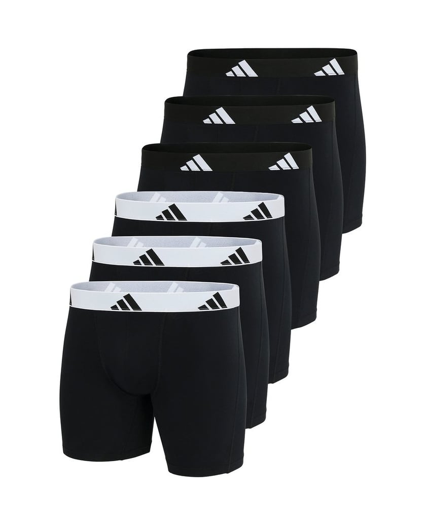Adidas-Herren-Boxershort-6er-Pack-Boxer-Briefs-Active-Flex-Cotton-schwarz