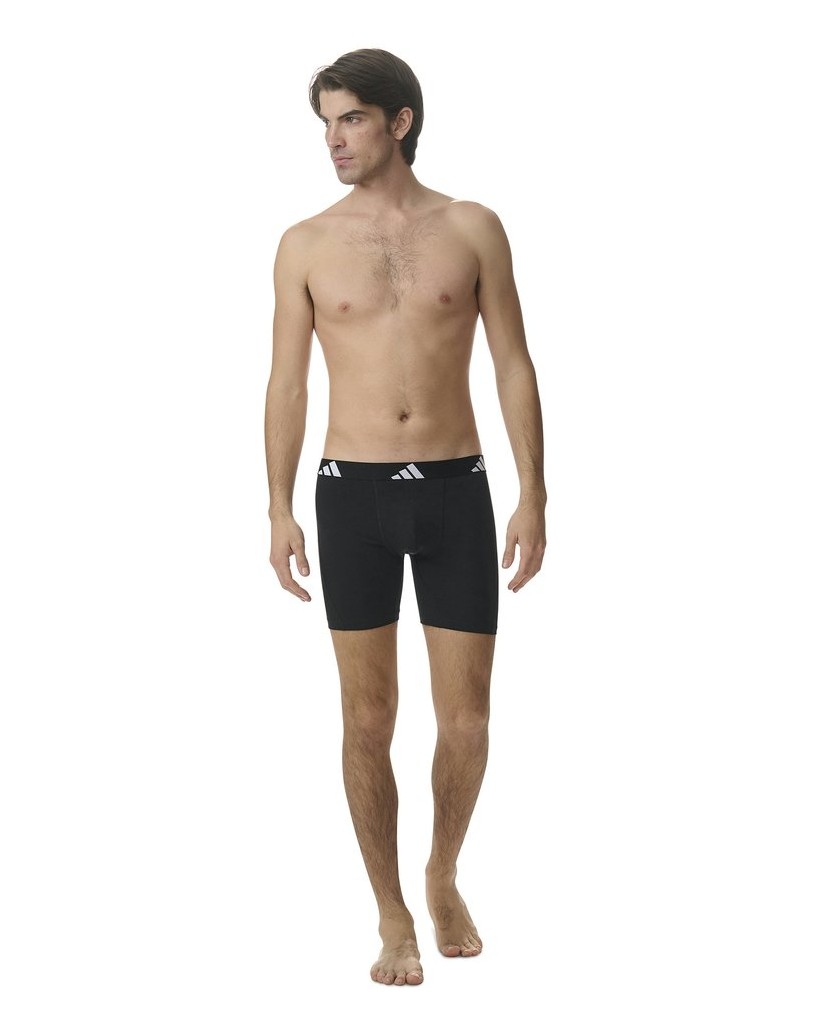 Adidas-Herren-Boxershort-6er-Pack-Boxer-Briefs-Active-Flex-Cotton-schwarz