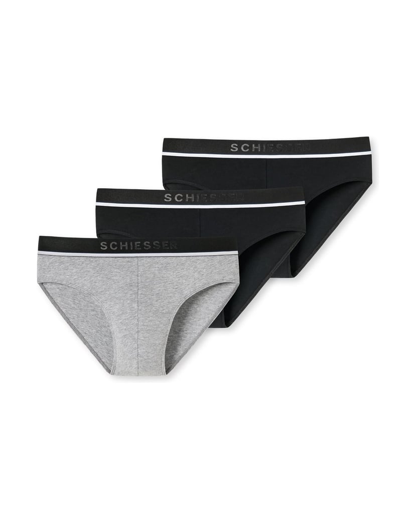 SCHIESSER-Herren-Slip-3er-Pack-3PACK-Rio-Slip