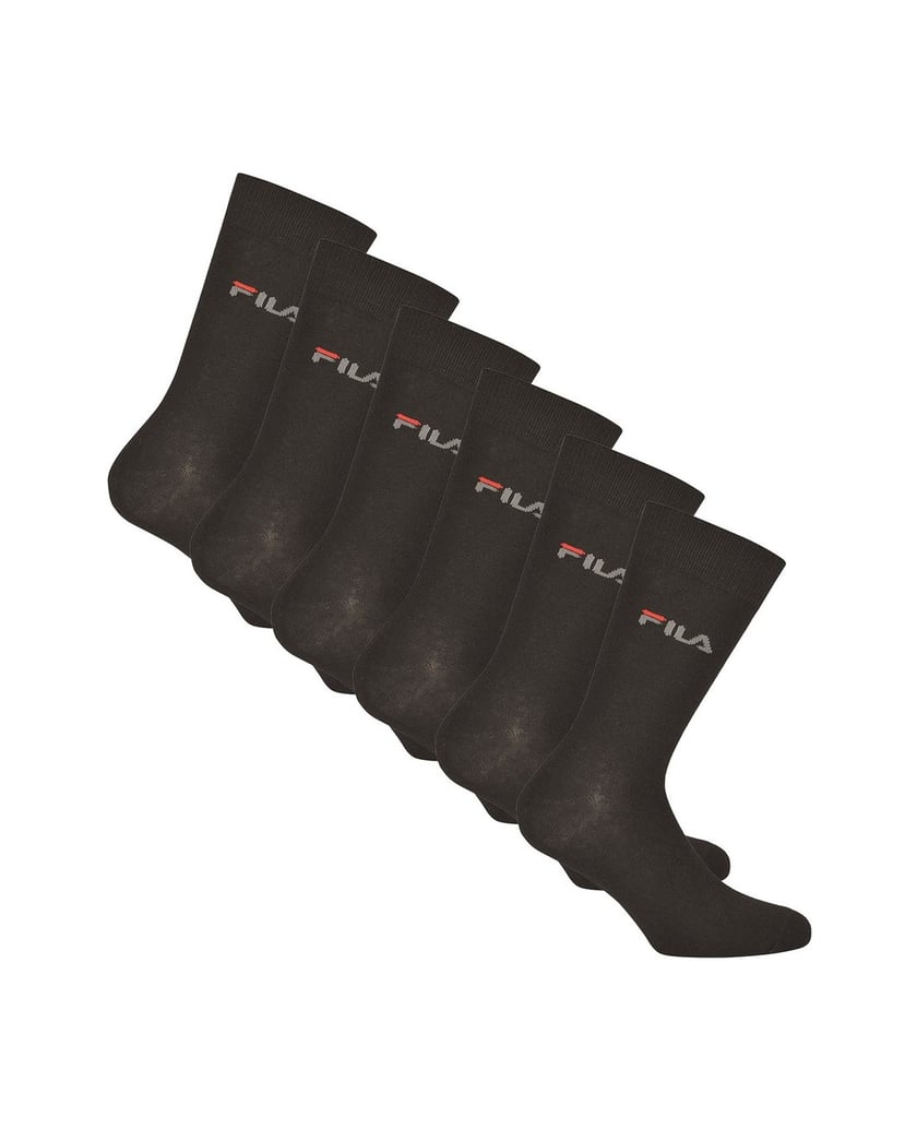 Fila-Unisex-Socken-6er-Pack-schwarz