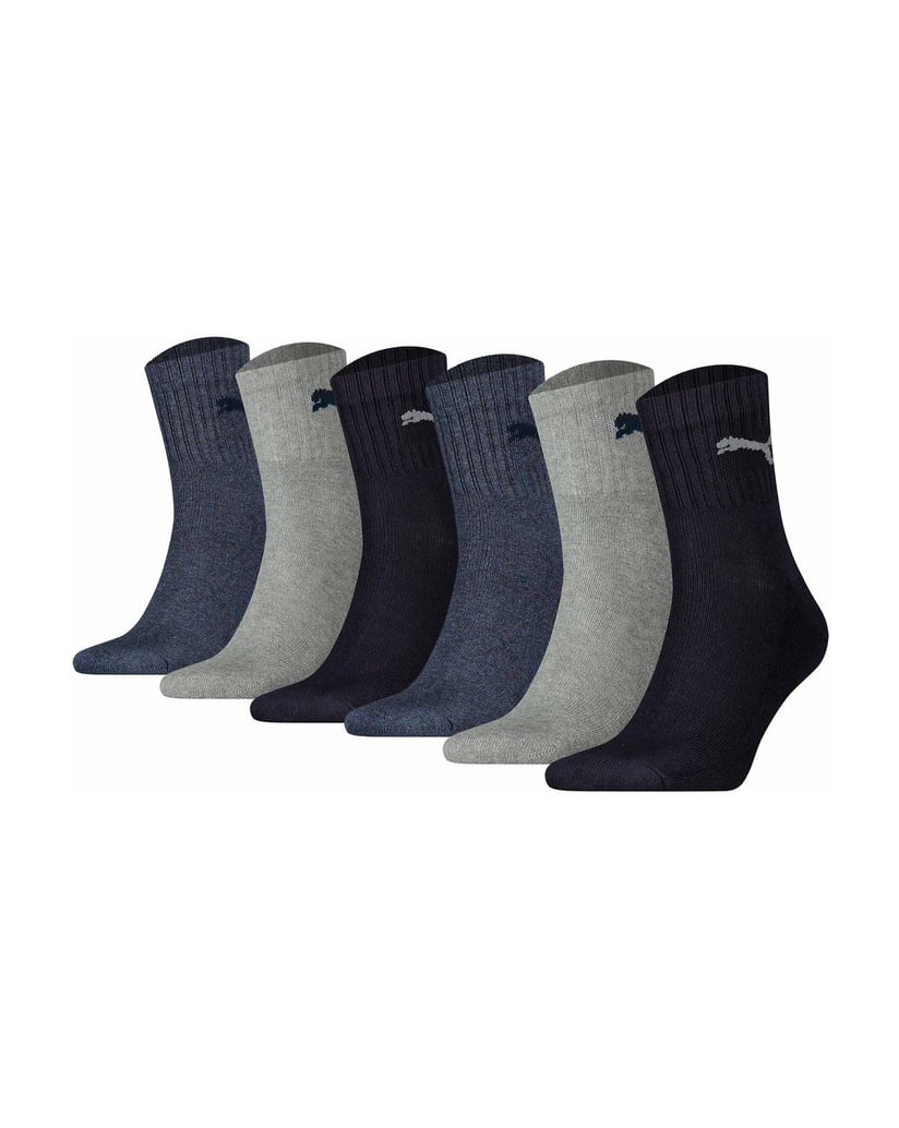 Puma-Unisex-Socken-6er-Pack-schwarz