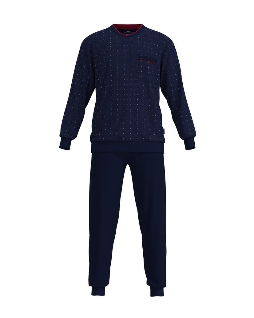 GÖTZBURG-Herren-Pyjama-blau-