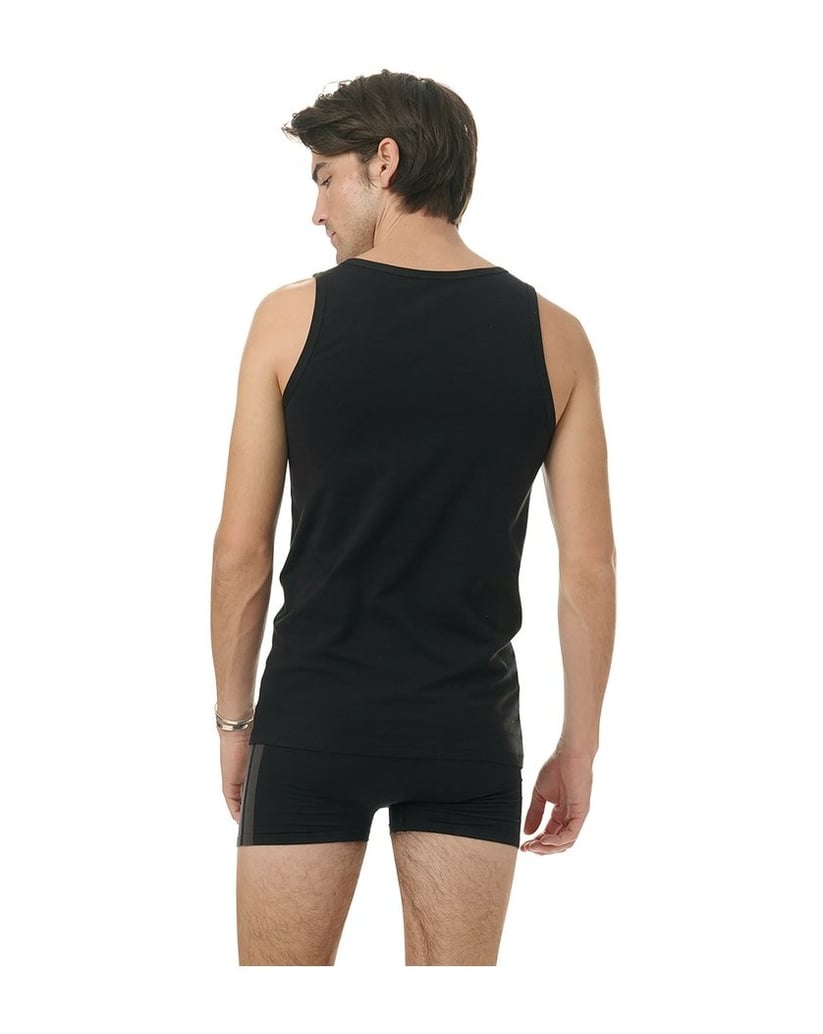 Adidas-Herren-Unterhemd-4er-Pack-Tank-Top-Active-Flex-Cotton-4PK-schwarz