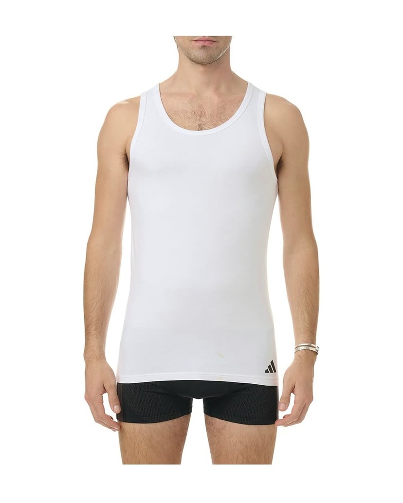 Adidas-Herren-Unterhemd-4er-Pack-Tank-Top-Active-Flex-Cotton-4PK-schwarz
