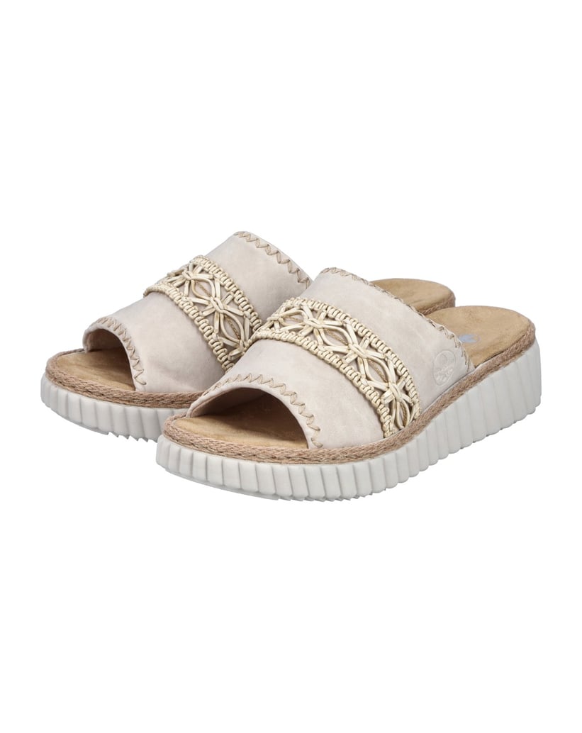 Rieker-Pantoletten-69278-beige