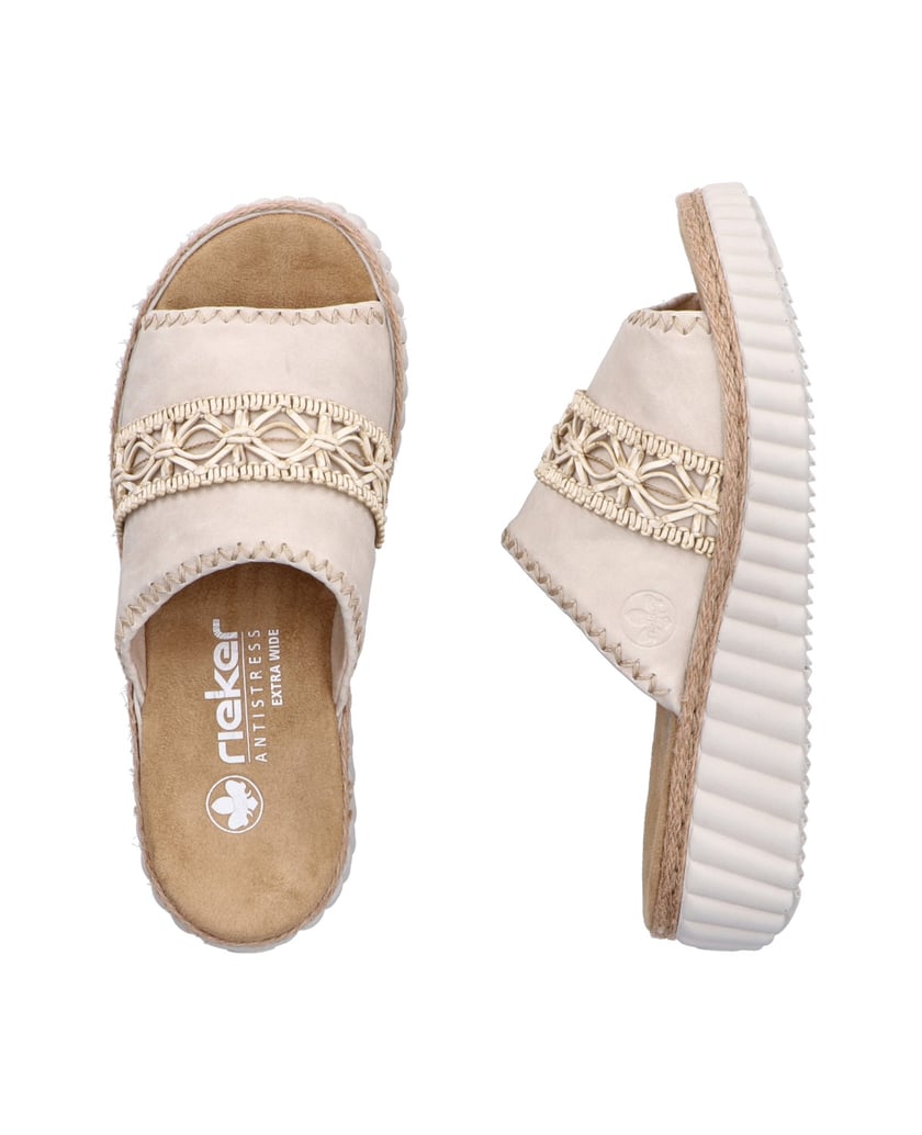 Rieker-Pantoletten-69278-beige