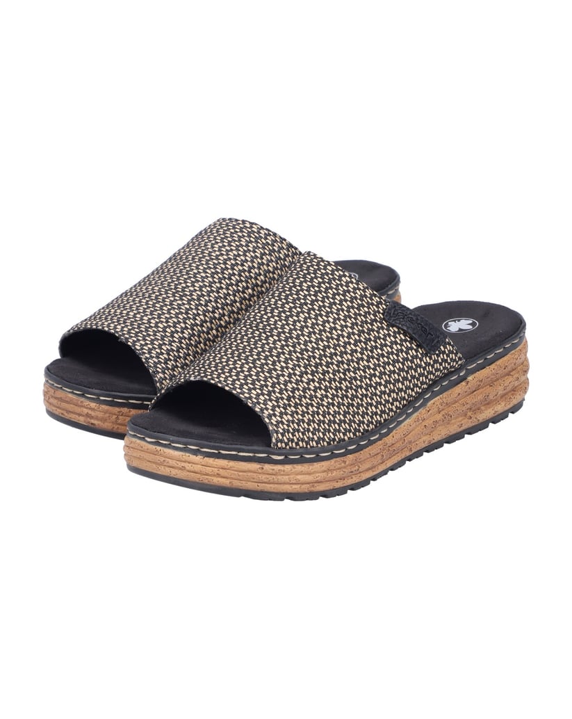 Rieker-Pantoletten-62768-schwarz