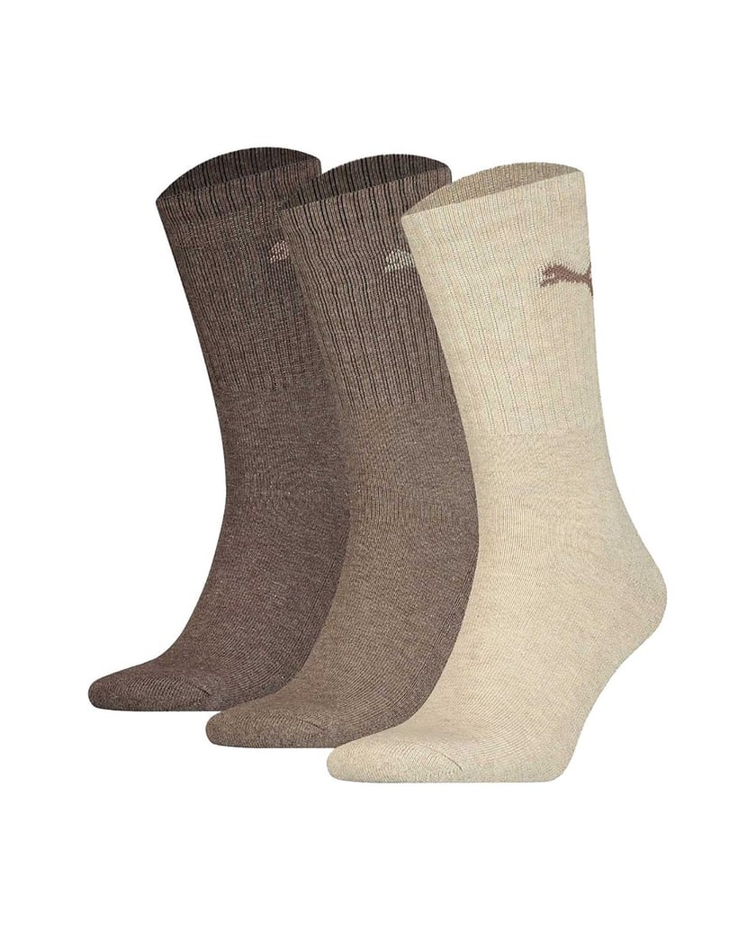 Puma-Unisex-Socken-3er-Pack-braun-kombiniert