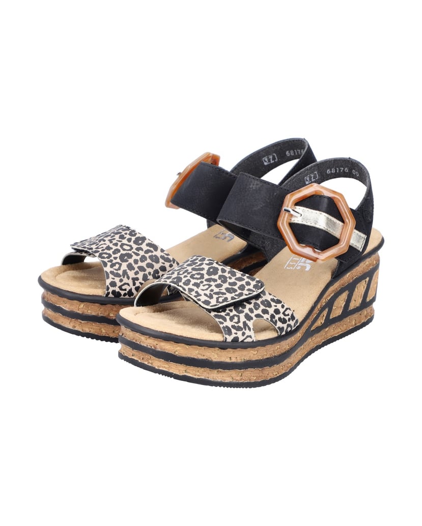 Rieker-Keilsandaletten-68176-schwarz