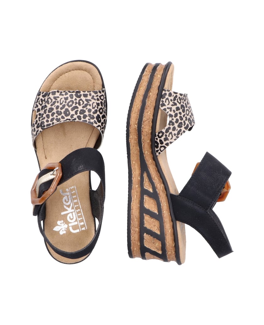 Rieker-Keilsandaletten-68176-schwarz