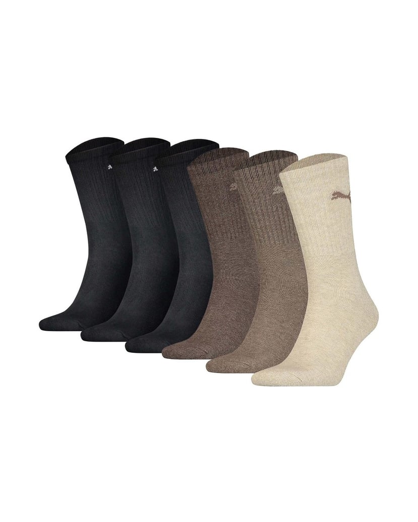 Puma-Unisex-Socken-6er-Pack-schwarz