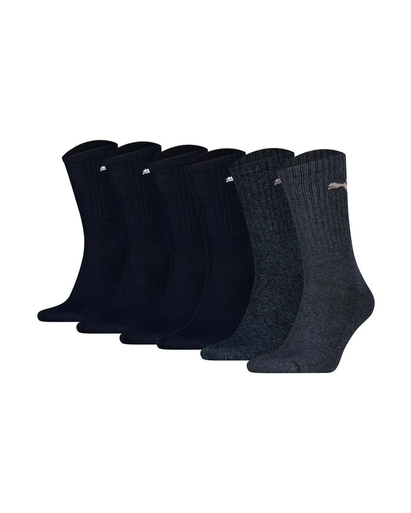 Puma-Unisex-Socken-6er-Pack-schwarz