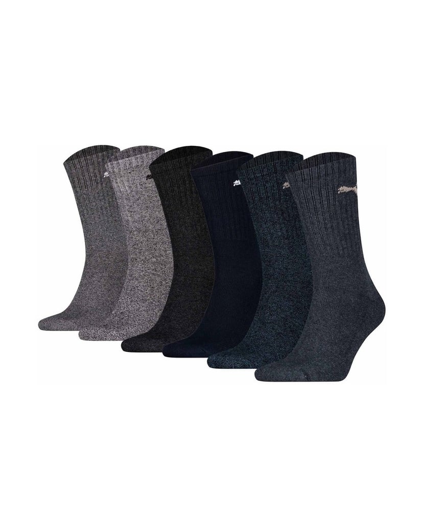 Puma-Unisex-Socken-6er-Pack-schwarz