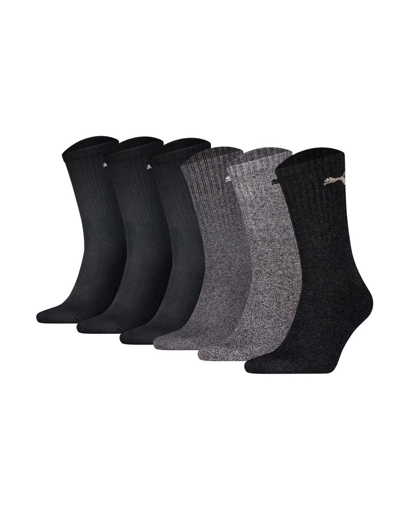 Puma-Unisex-Socken-6er-Pack-schwarz
