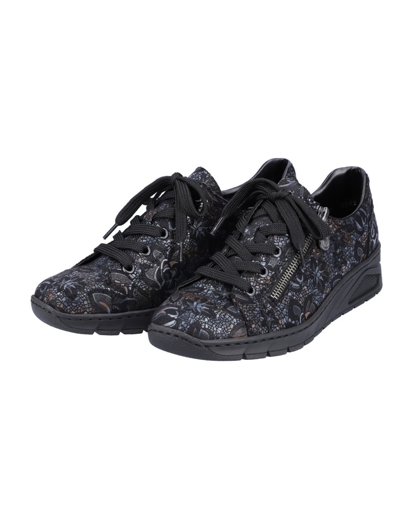Rieker-Schnürschuhe-N3302-schwarz