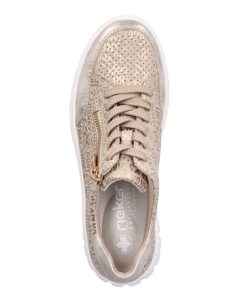 Rieker-Schnürschuhe-N1316-gold