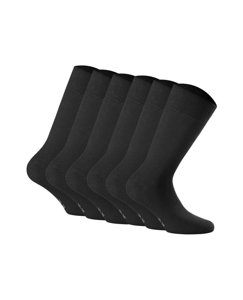 Rohner-basic-Unisex-Socken-6er-Pack-cotton-II-6er-Pack-schwarz