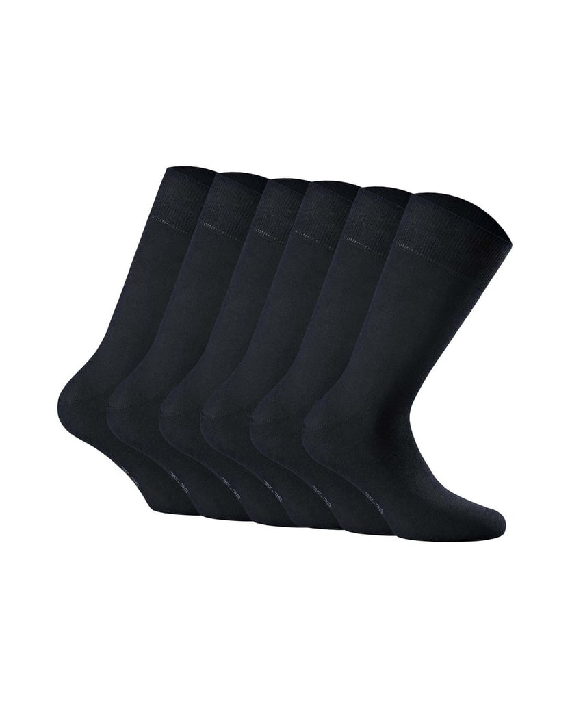 Rohner-basic-Unisex-Socken-6er-Pack-cotton-II-6er-Pack-schwarz