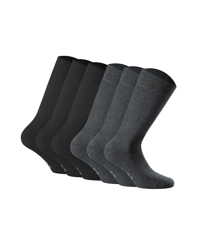 Rohner-basic-Unisex-Socken-6er-Pack-cotton-II-6er-Pack-schwarz