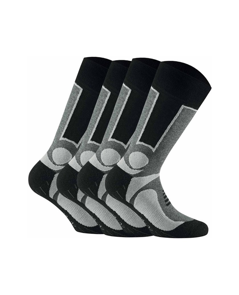 Rohner-basic-Unisex-Socken-4er-Pack-trekking-2-er-pack-grau