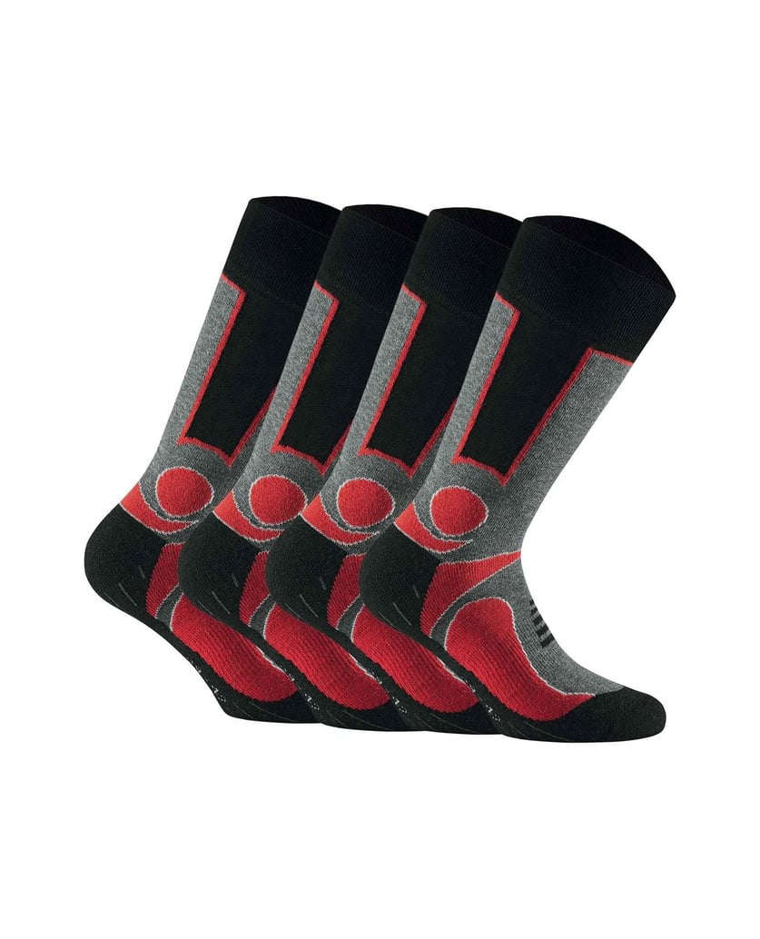Rohner-basic-Unisex-Socken-4er-Pack-trekking-2-er-pack-grau