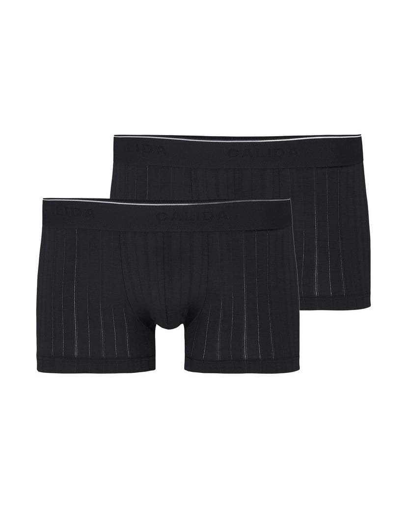 Calida-Herren-Boxershort-2er-Pack-Pure-&-Style-2P-schwarz