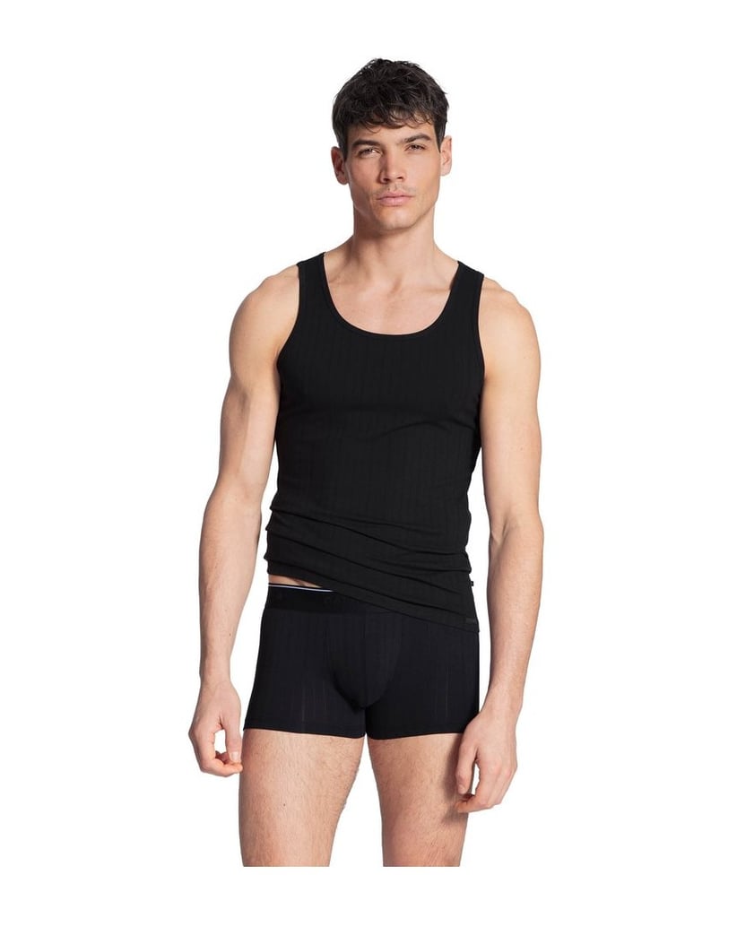 Calida-Herren-Boxershort-2er-Pack-Pure-&-Style-2P-schwarz