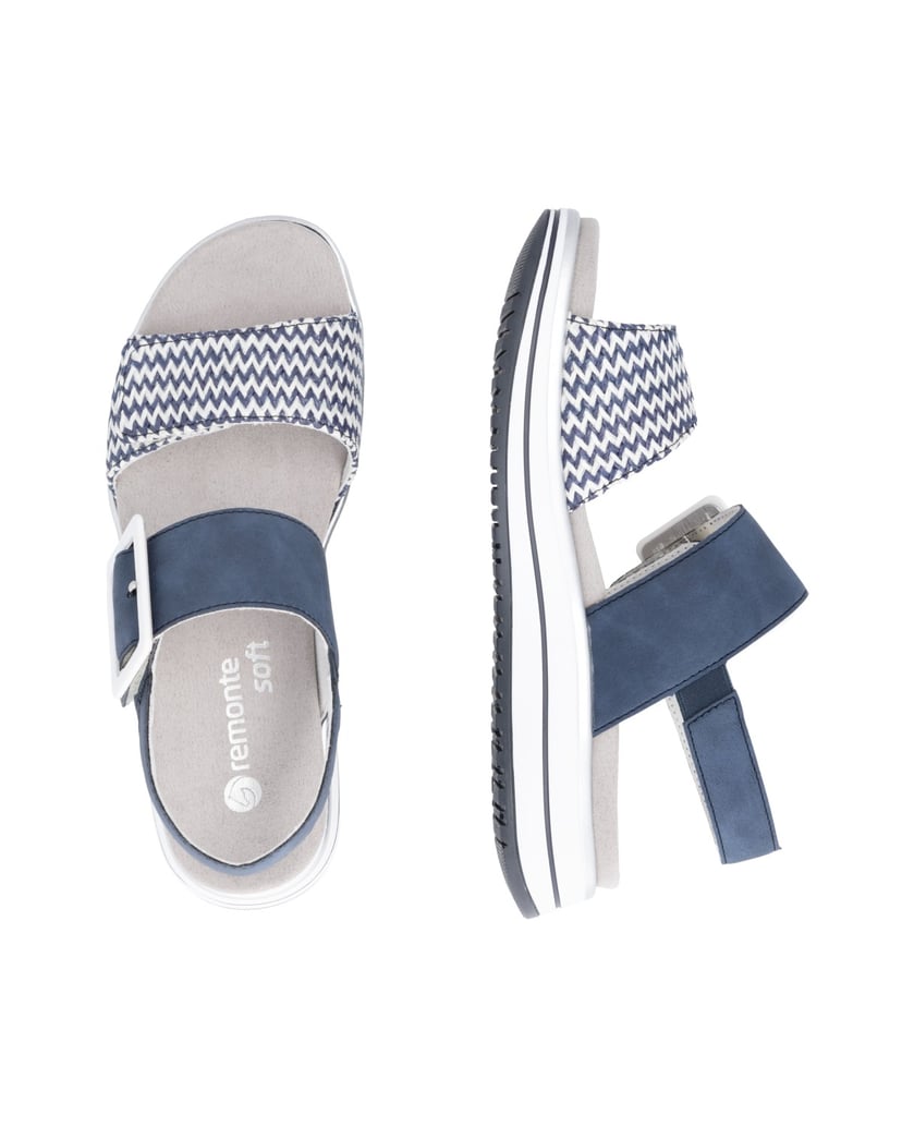 Remonte-Riemchensandalen-D1J53-blau