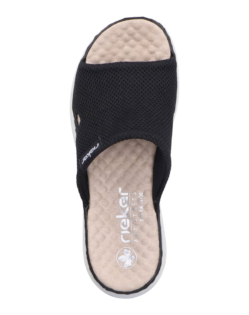Rieker-Pantoletten-65651-schwarz