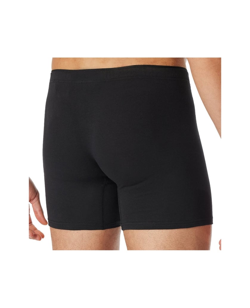 SCHIESSER-Herren-Boxershort-2er-Pack-Premium-Cotton-Shorts-2P-schwarz