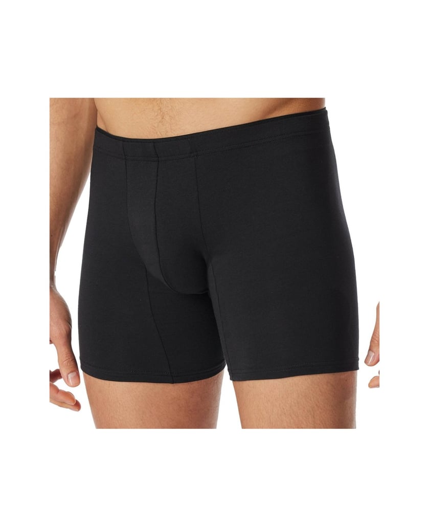 SCHIESSER-Herren-Boxershort-2er-Pack-Premium-Cotton-Shorts-2P-schwarz