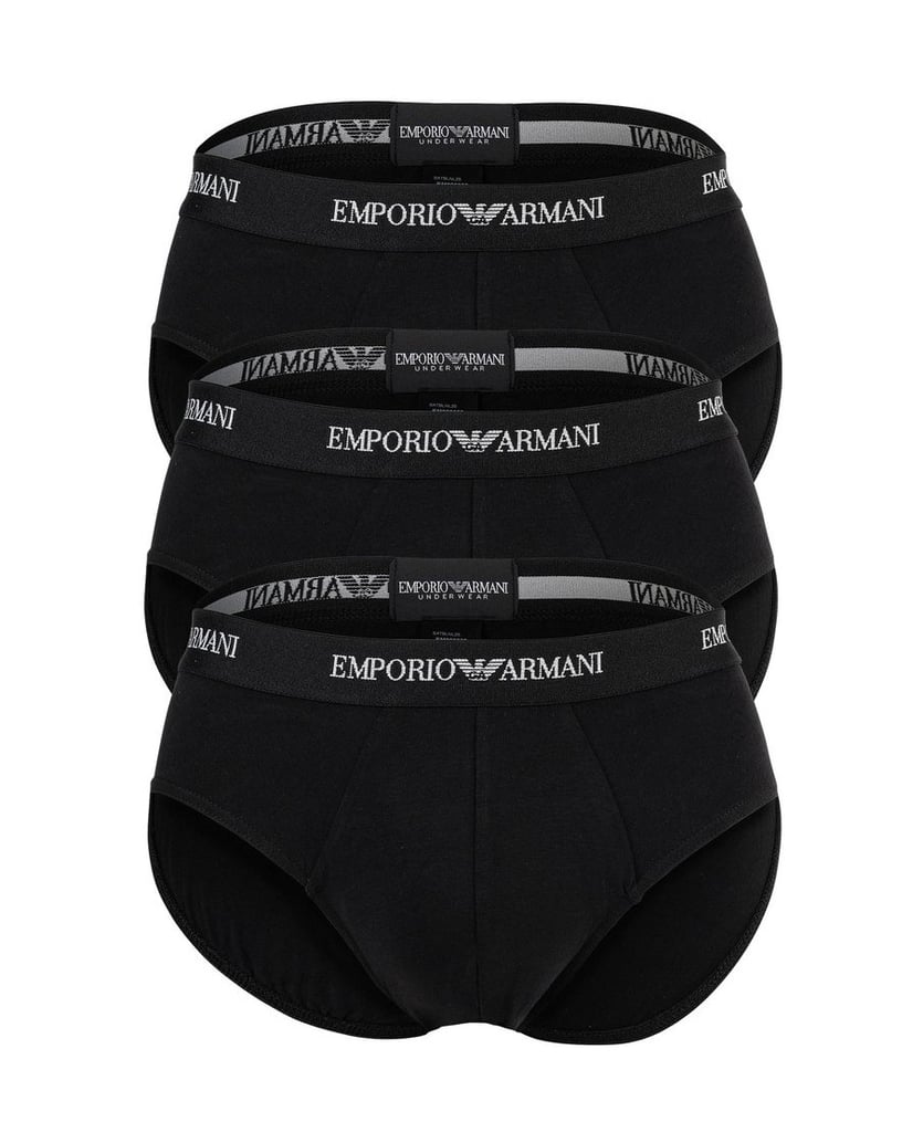 Emporio-Armani-Herren-Slip-3er-Pack-Core-Logoband-schwarz