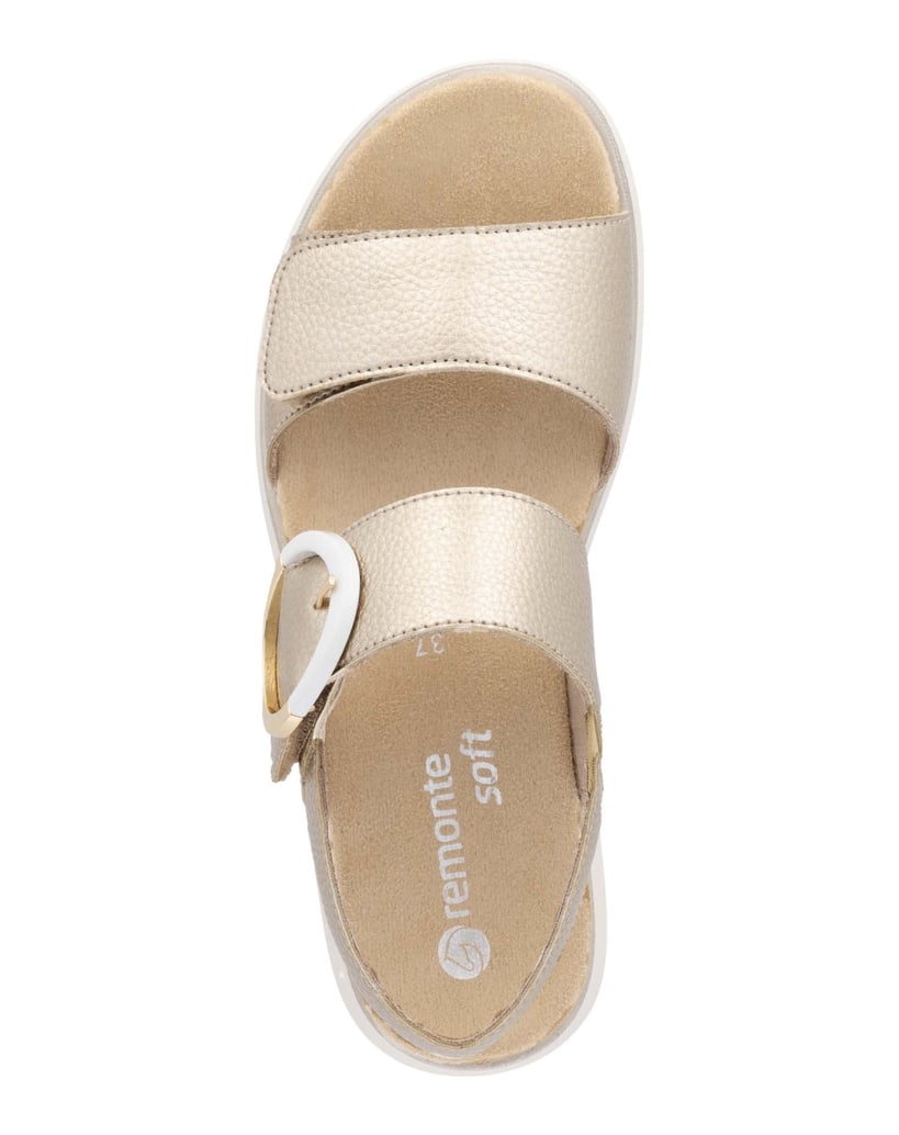 Remonte-Riemchensandalen-D2K50-gold
