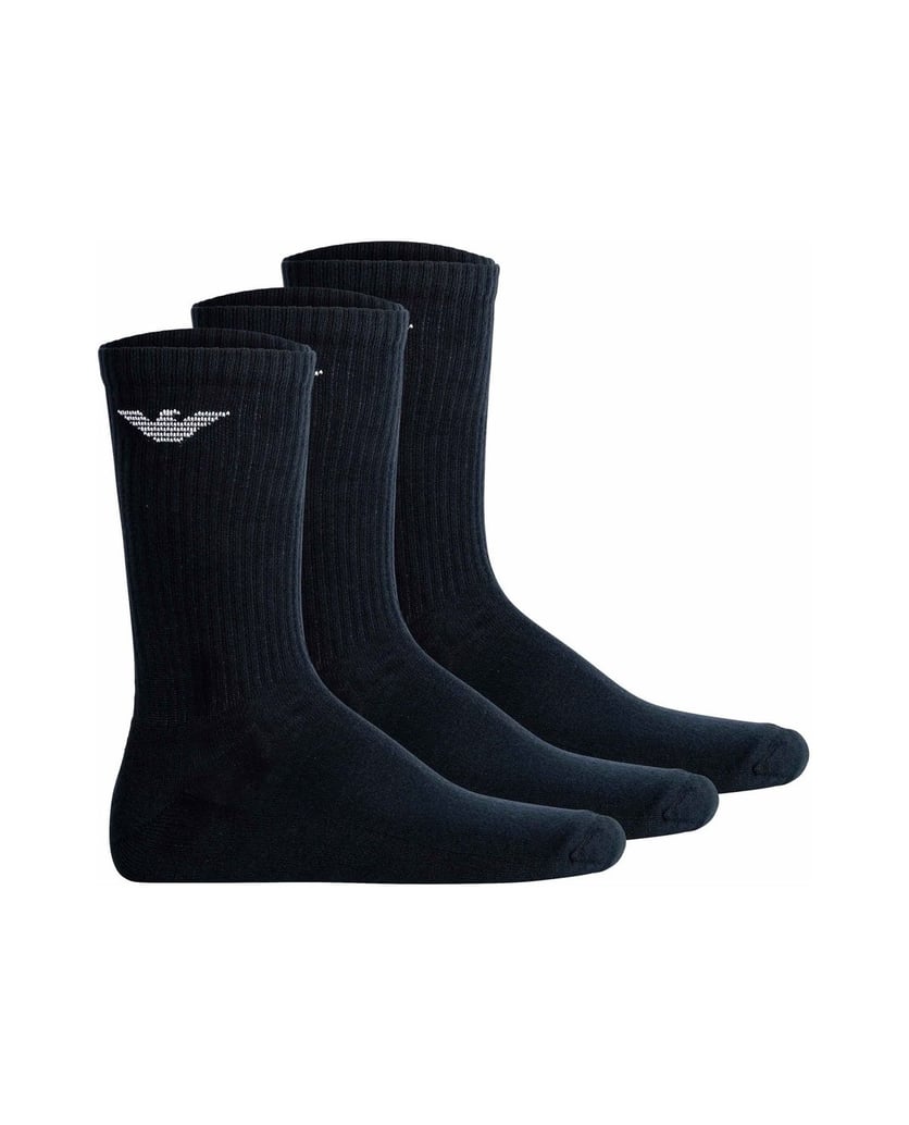 Emporio-Armani-Herren-Socken-3er-Pack-SPORTY-SPONGE-blau
