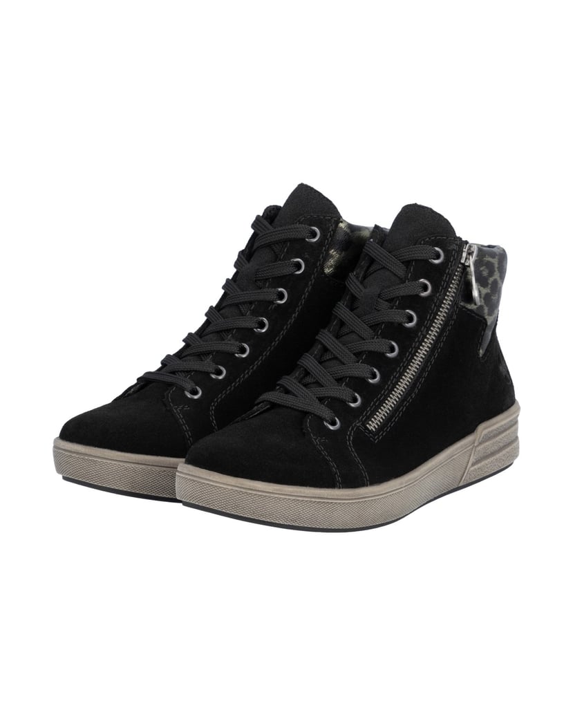 Rieker-Sneaker-High-X0709-schwarz