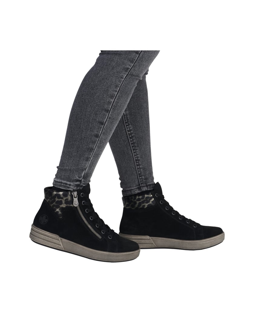 Rieker-Sneaker-High-X0709-schwarz