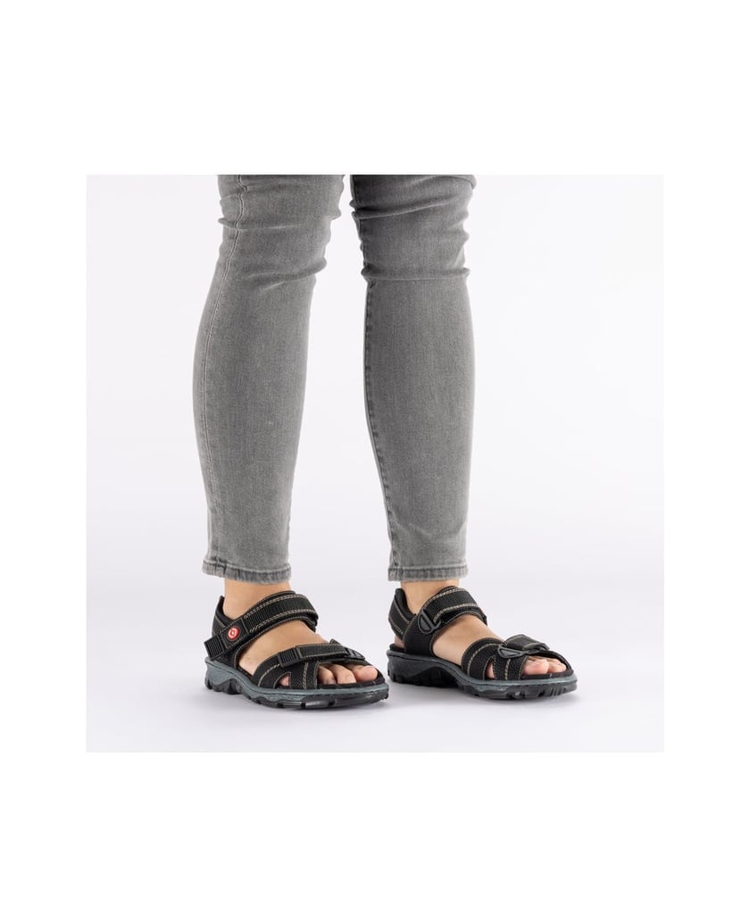Rieker-Trekkingsandalen-68851-schwarz