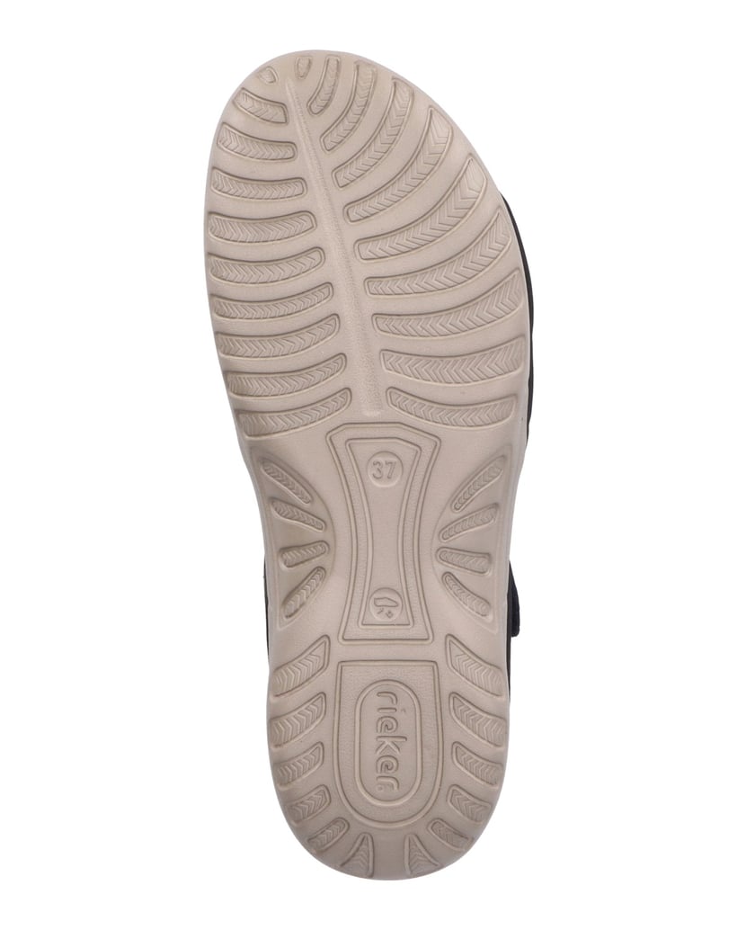 Rieker-Trekkingsandalen-64889-schwarz