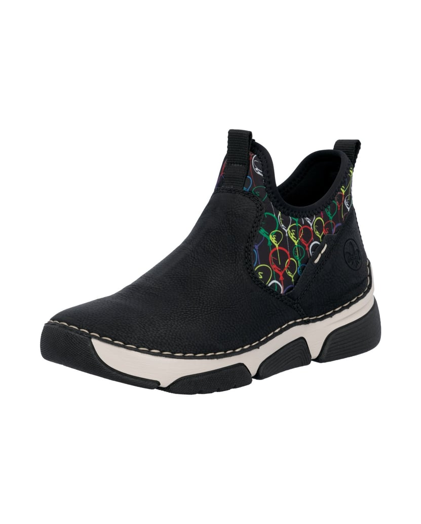 Rieker-Slipper-45957-schwarz