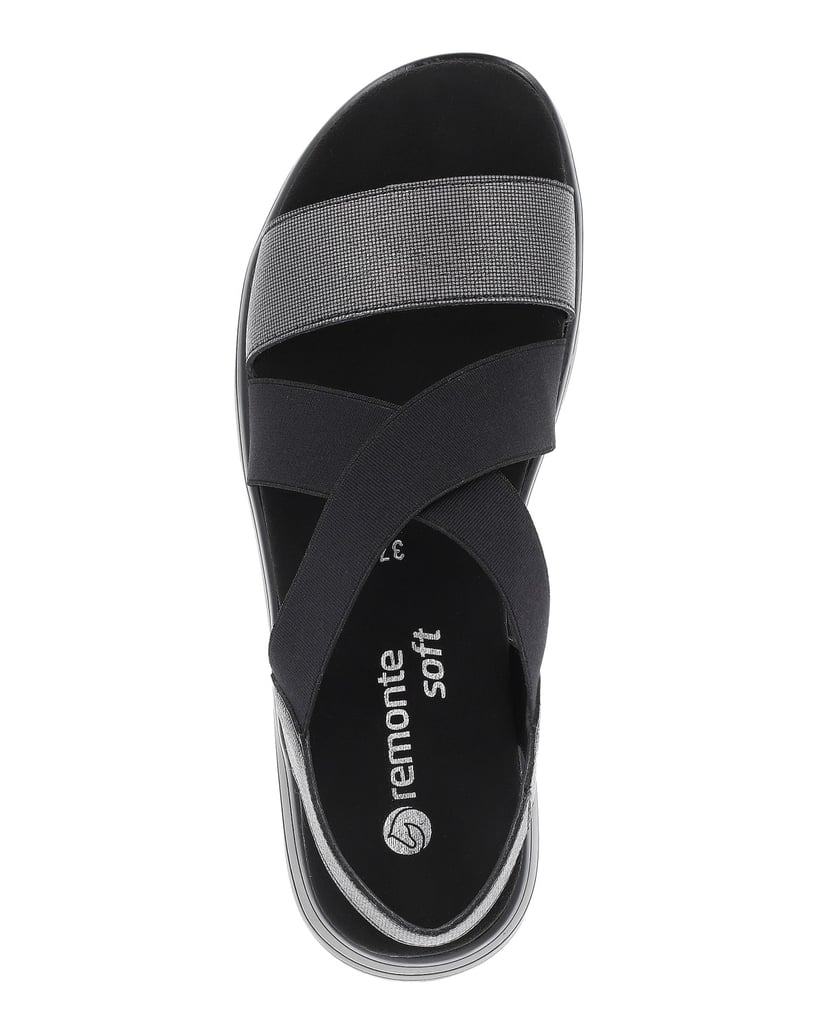 Remonte-Riemchensandalen-D1J50-schwarz