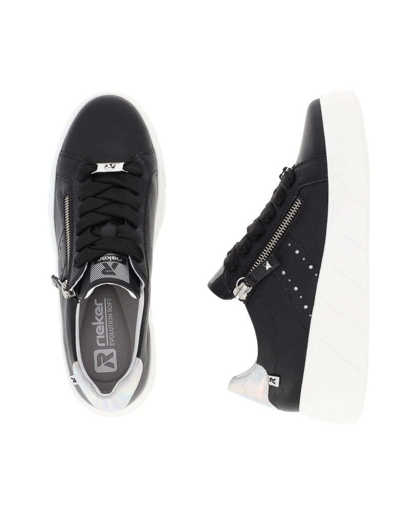 Rieker-Sport-Sneaker-Low-W0505-schwarz