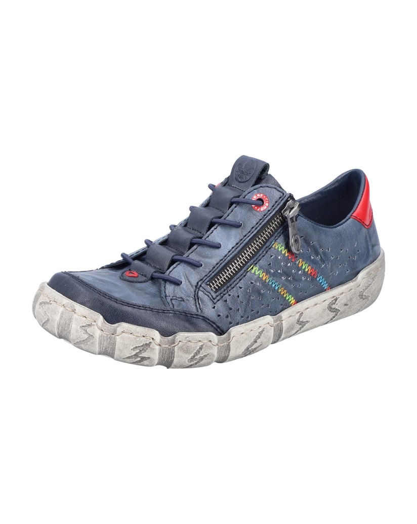Rieker-Schnürschuhe-L0357-blau