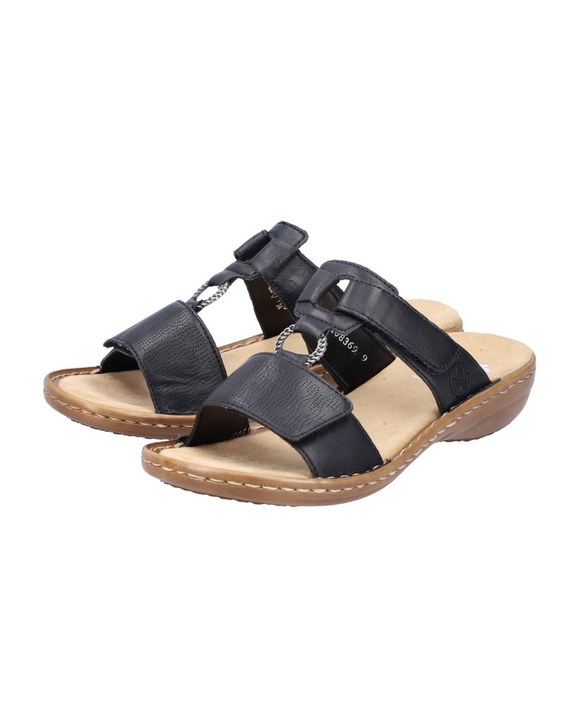 Rieker-Pantoletten-60885-schwarz
