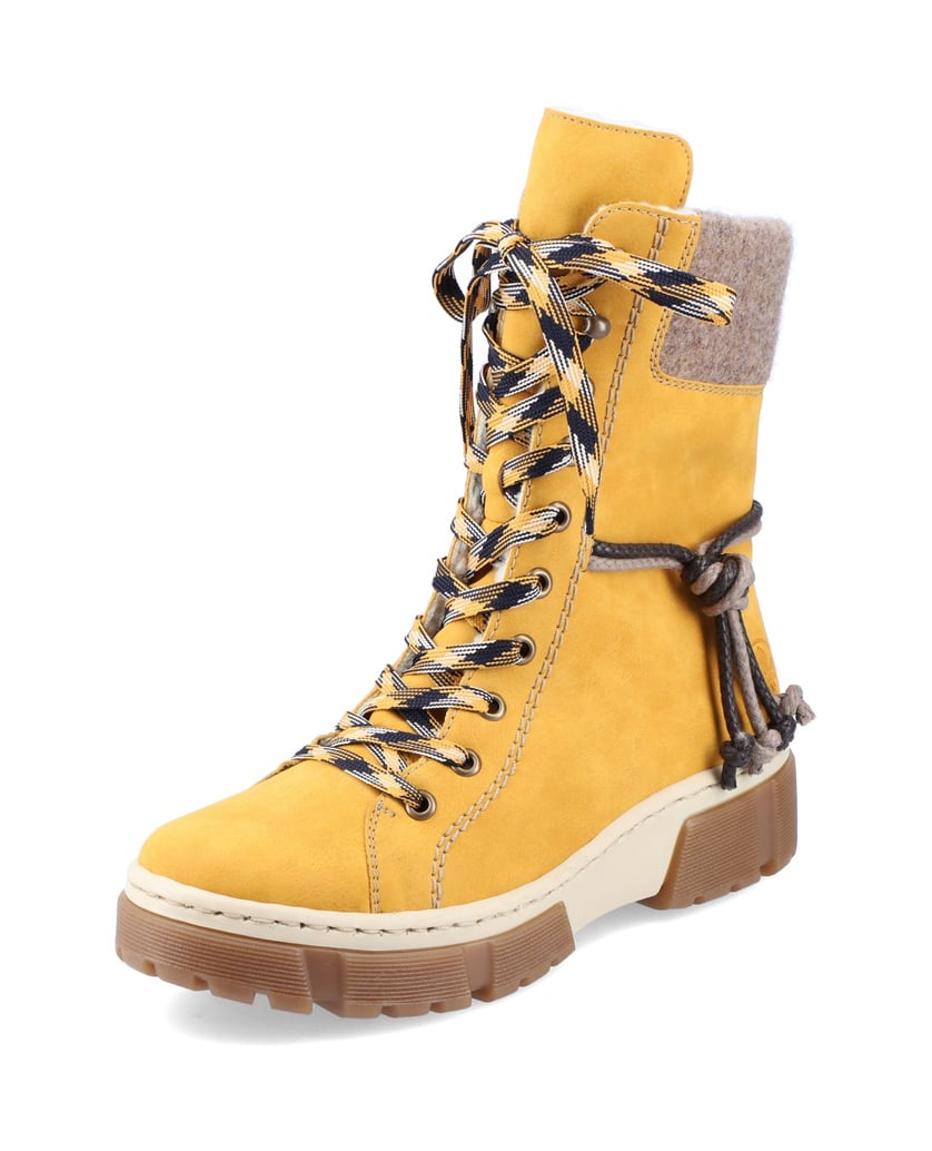 Rieker-Schnürstiefel-X8618-gelb